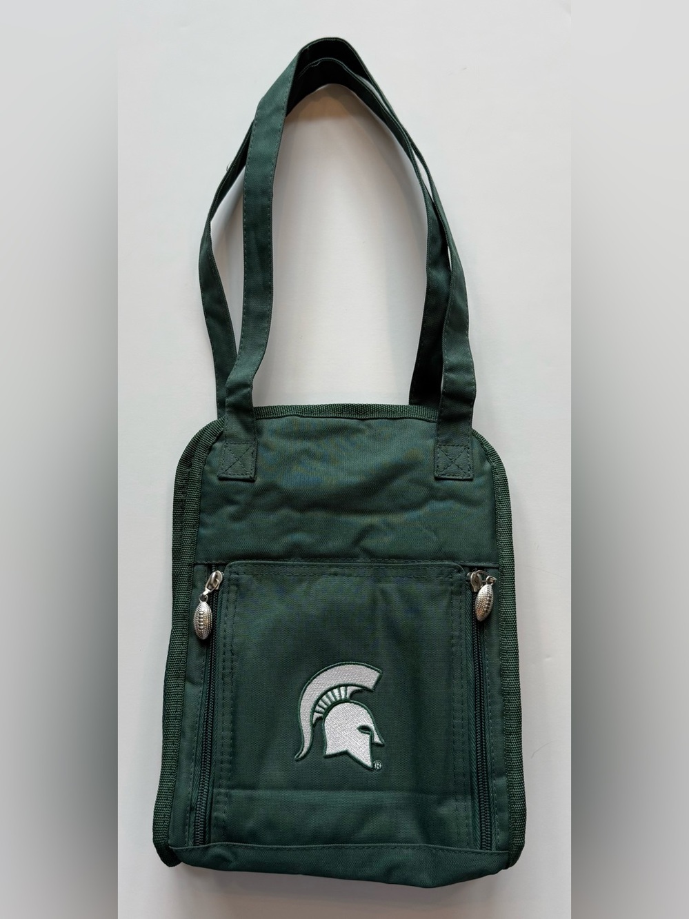 Michigan State Spartans Mini Diaper Bag Green Creative Knitwear Baby Toddler Bag